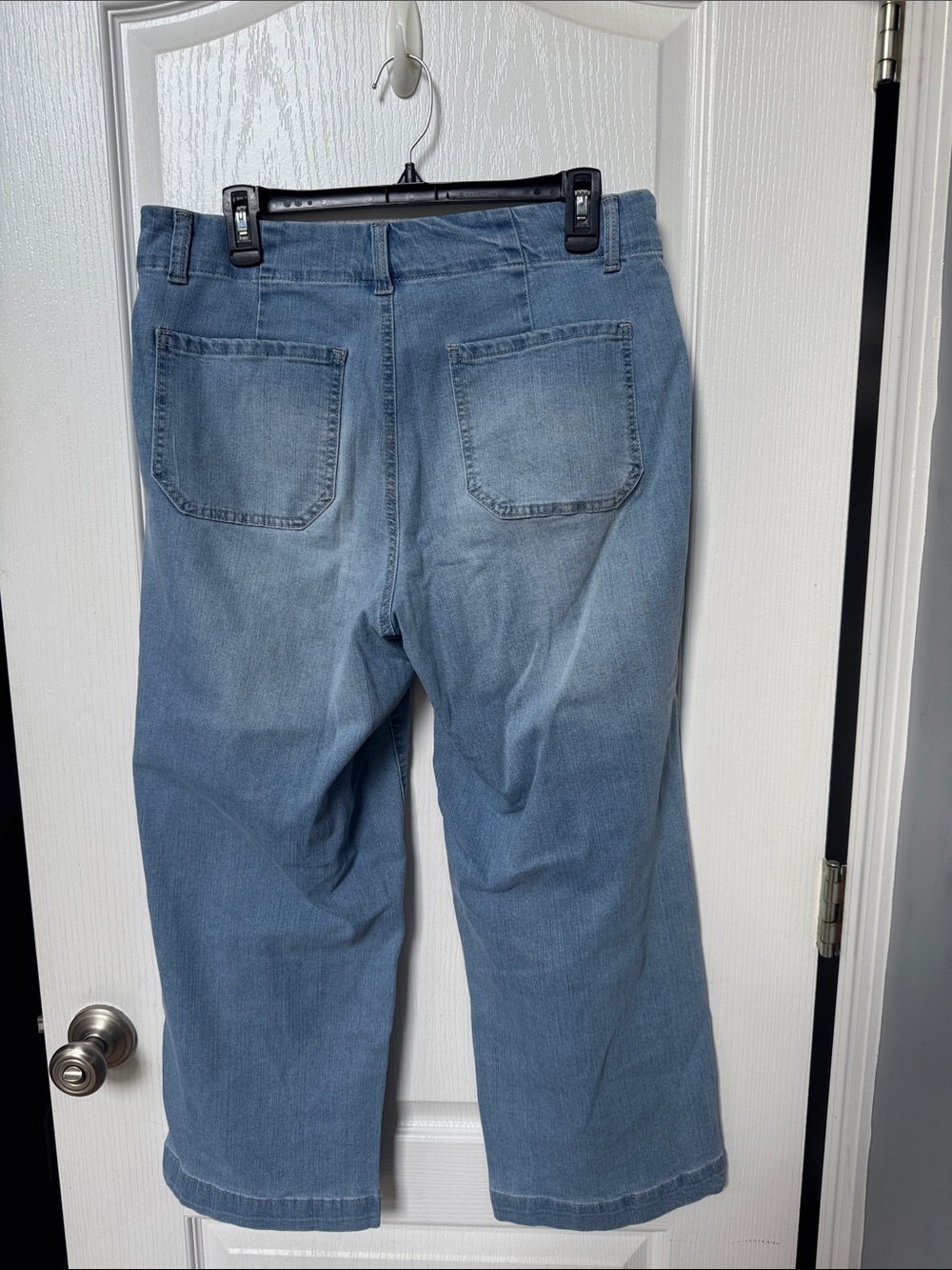 d. jeans Light Wash Ankle Length Wide Leg Women's Jeans - Picture 2 of 5